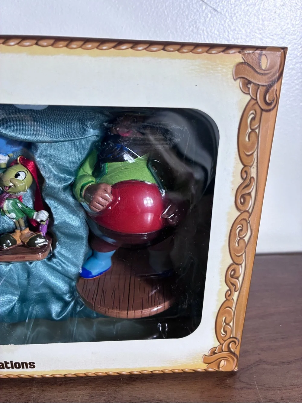 2015 Disney Store Pinocchio Ornaments Set Of 5. NEW